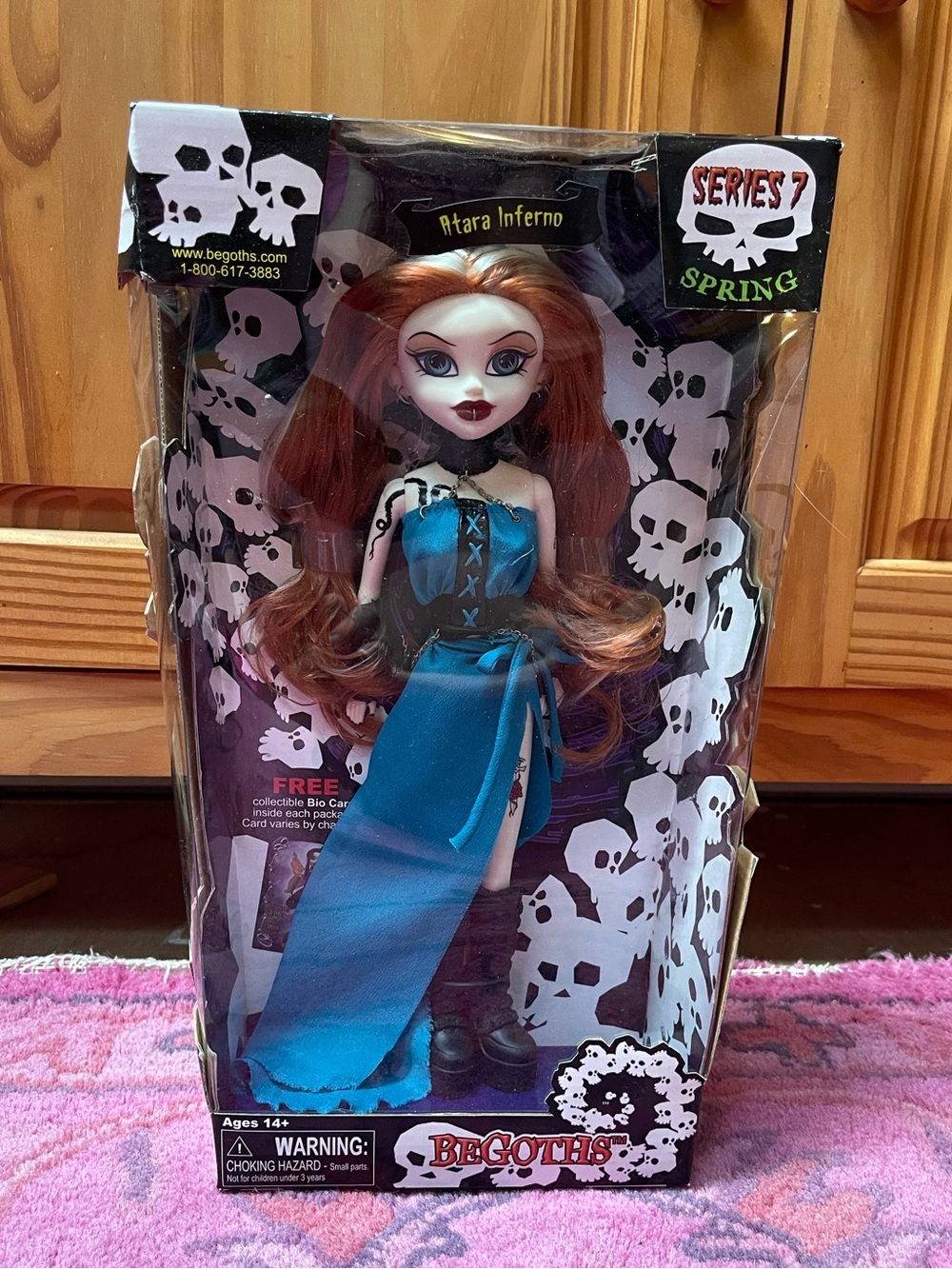Rare Bleeding Edge Goth Dolls Atara Inferno doll